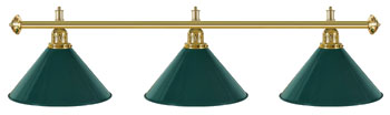 Billard Lampen - kegelförmig, gruen