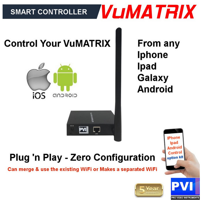 VuMATRIX 4K HDMI over IP Smart Controller