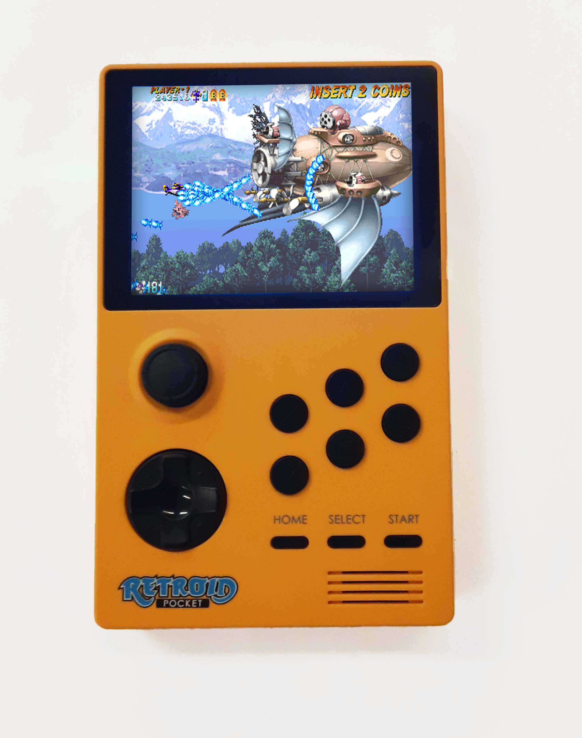 Retroid Pocket portable Minikonsole mit 2000+ Spielen.