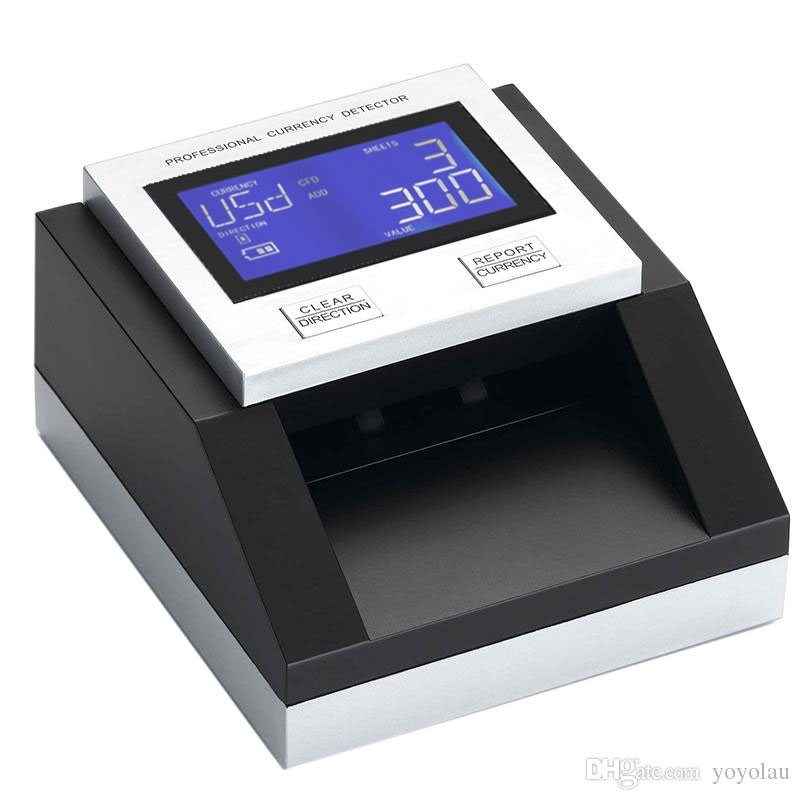 Banknotenprüfer EC350 USD/EUR/GBP/CHF  mit LCD Display