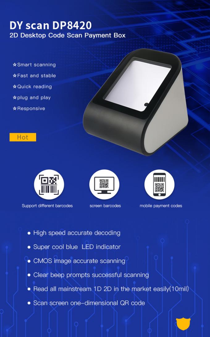 Tisch / Einbau Barcode Scanner DP8420