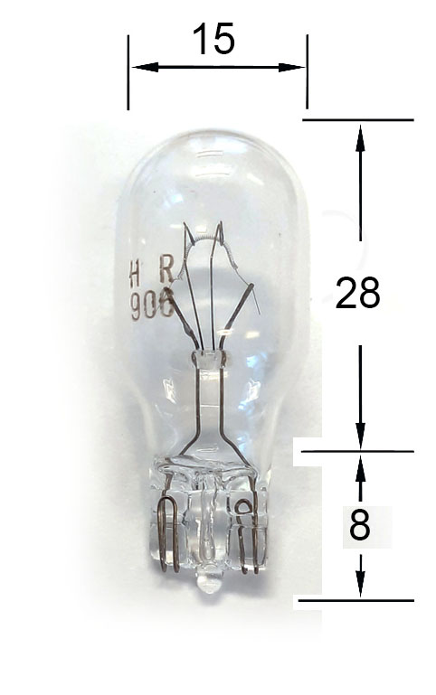 Glassockellampe Flasher T15 GE906 (50Stk.)