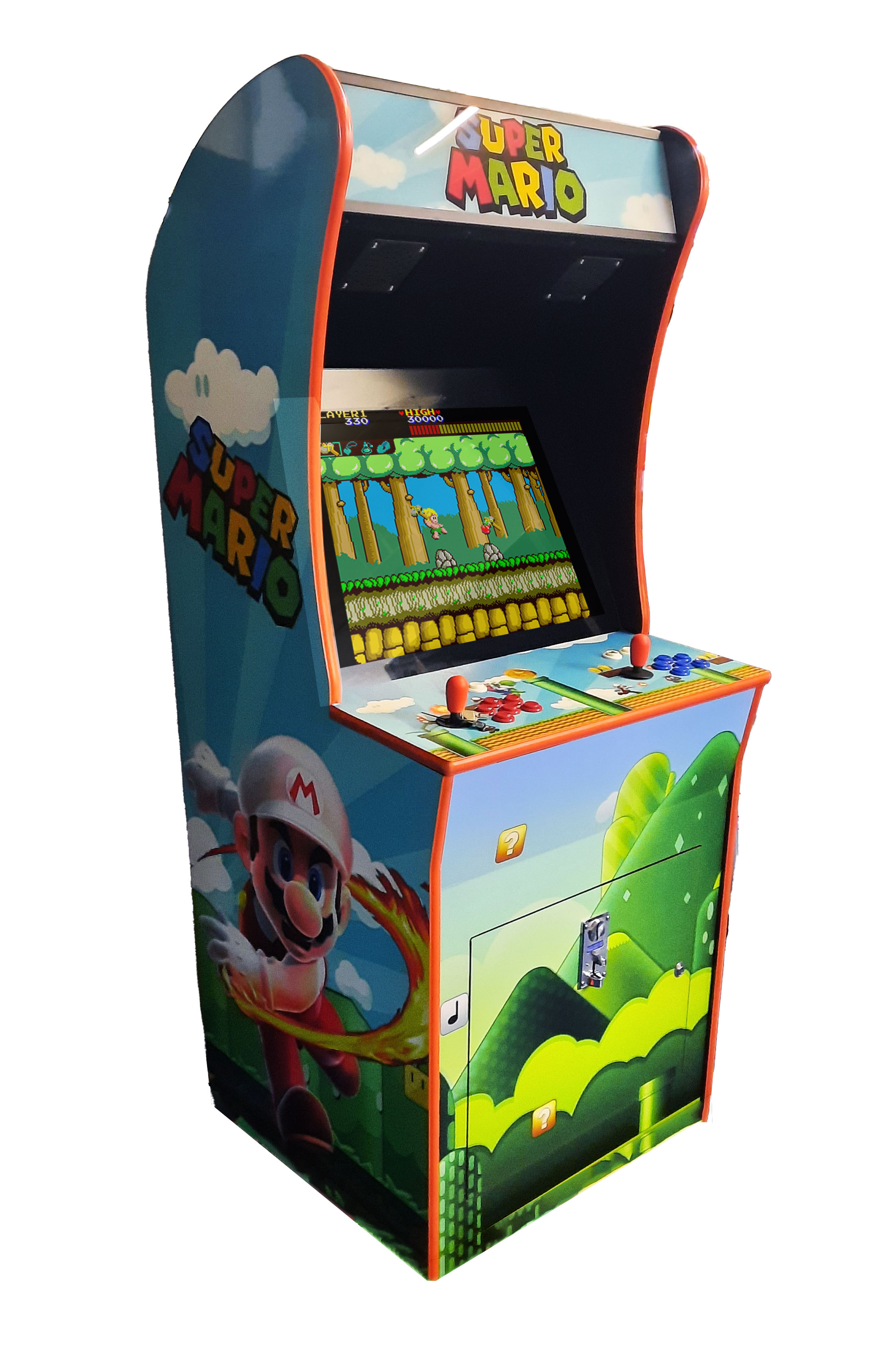 Video Standgerät "Super Mario" 27" HD, horiz, Pandora EX 3300 Spiele