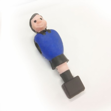 Fussball Figur blau für Garlando Sporlux