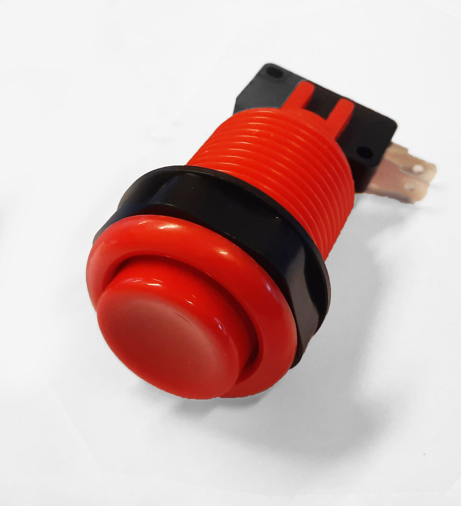 Push Button Rot mit Microswitch