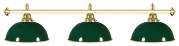 Billard Lampen - glockenfoermig, gruen