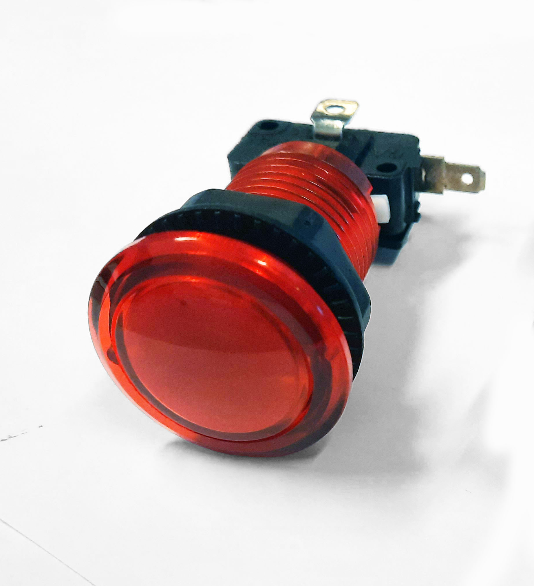 Push Button Rot mit Microswitch und Leuchtkörper