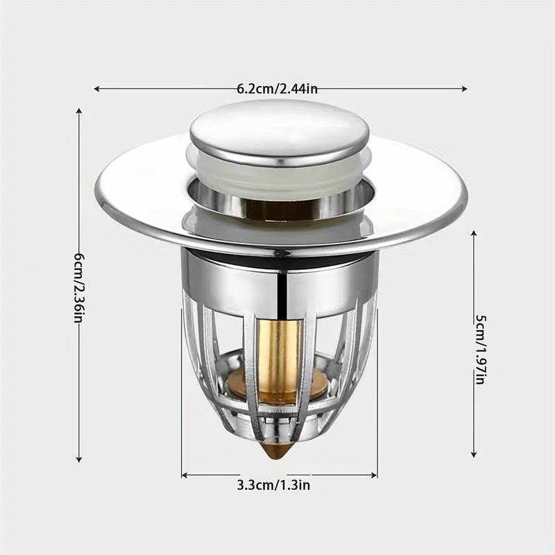 Universal Abflussstopper mit Druckknopf