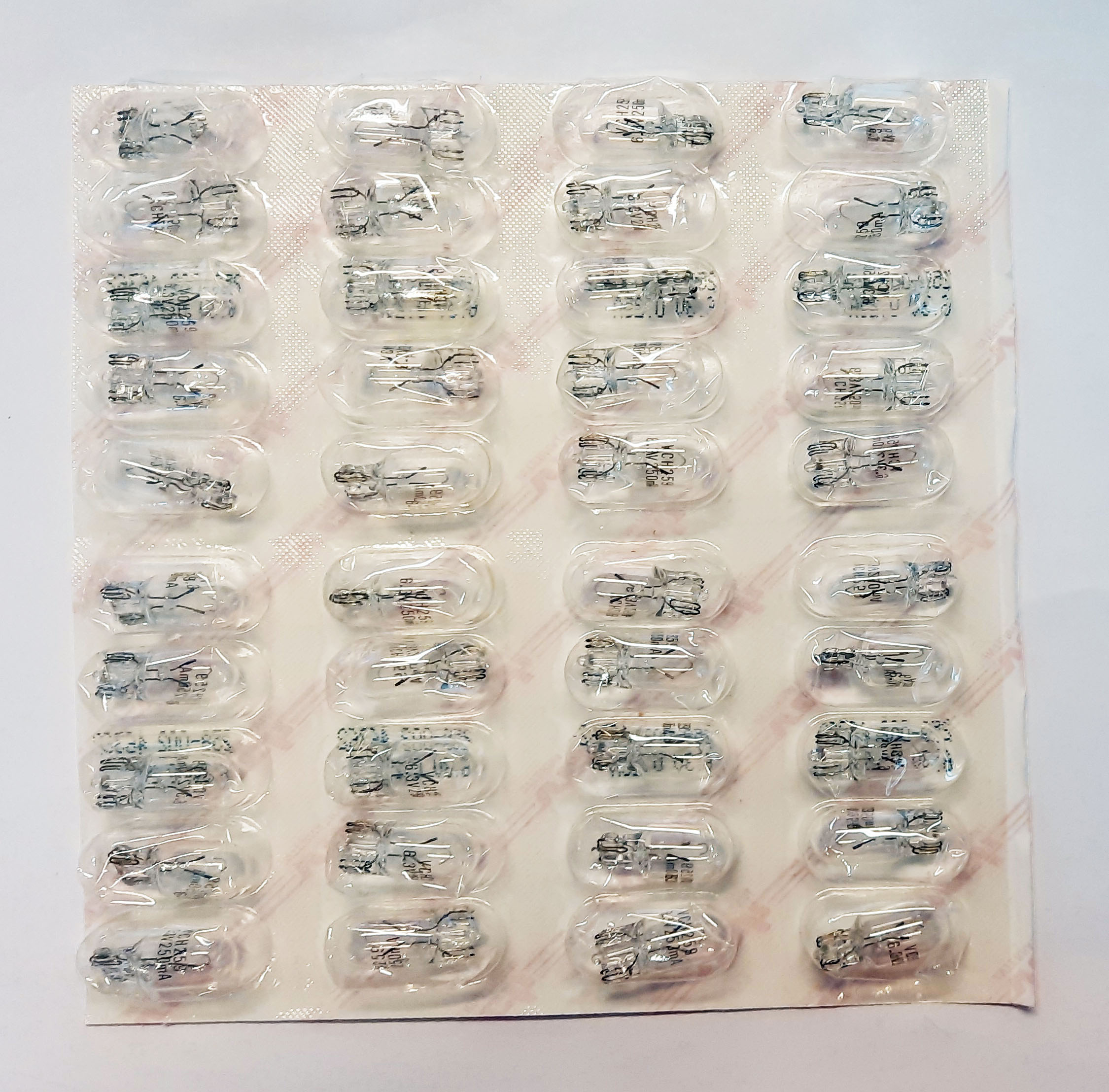 Glassockellampe T10 6.3V (50Stk.)