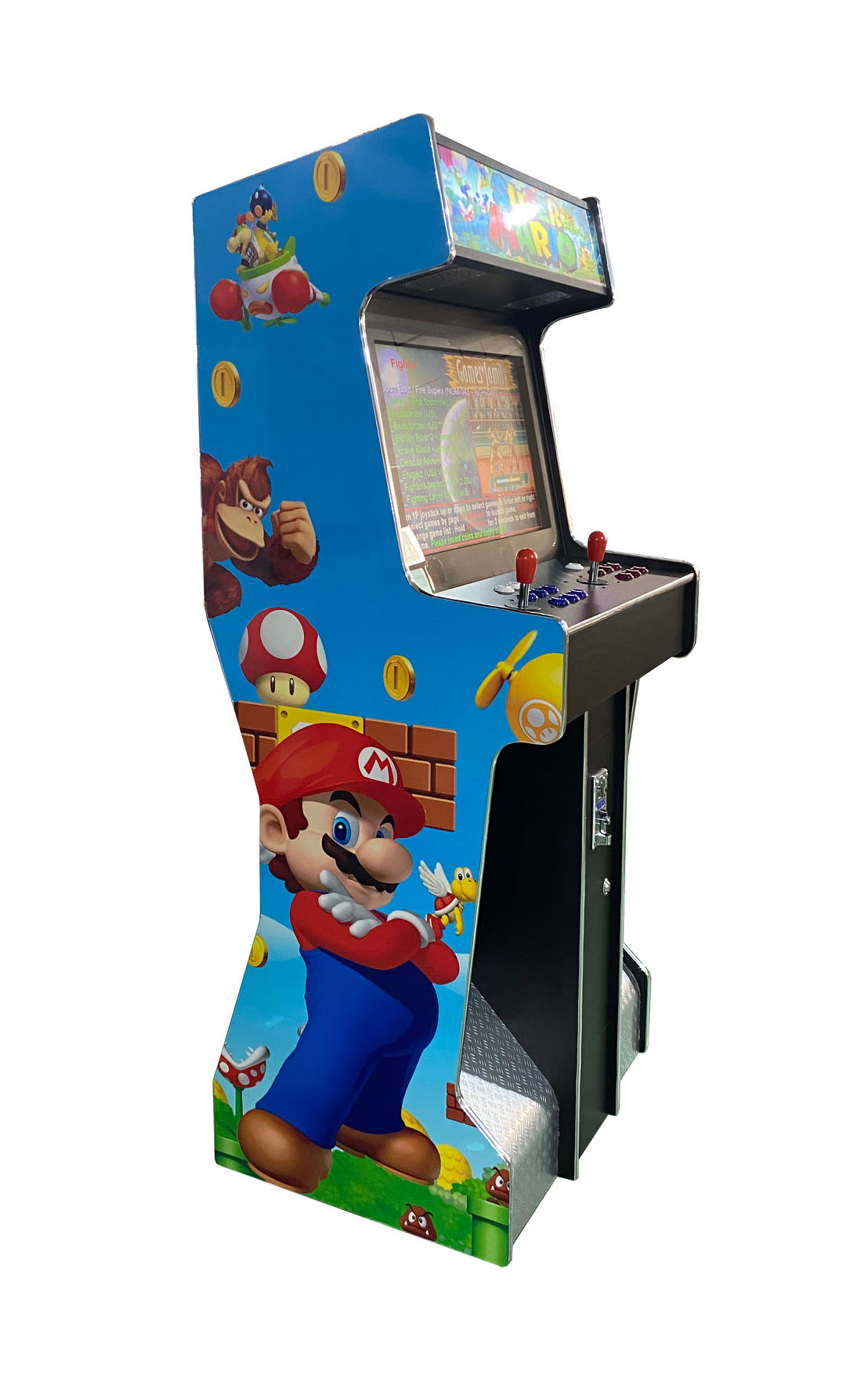 27" Arcade Automat "Super Mario" mit Pandora DX 5000