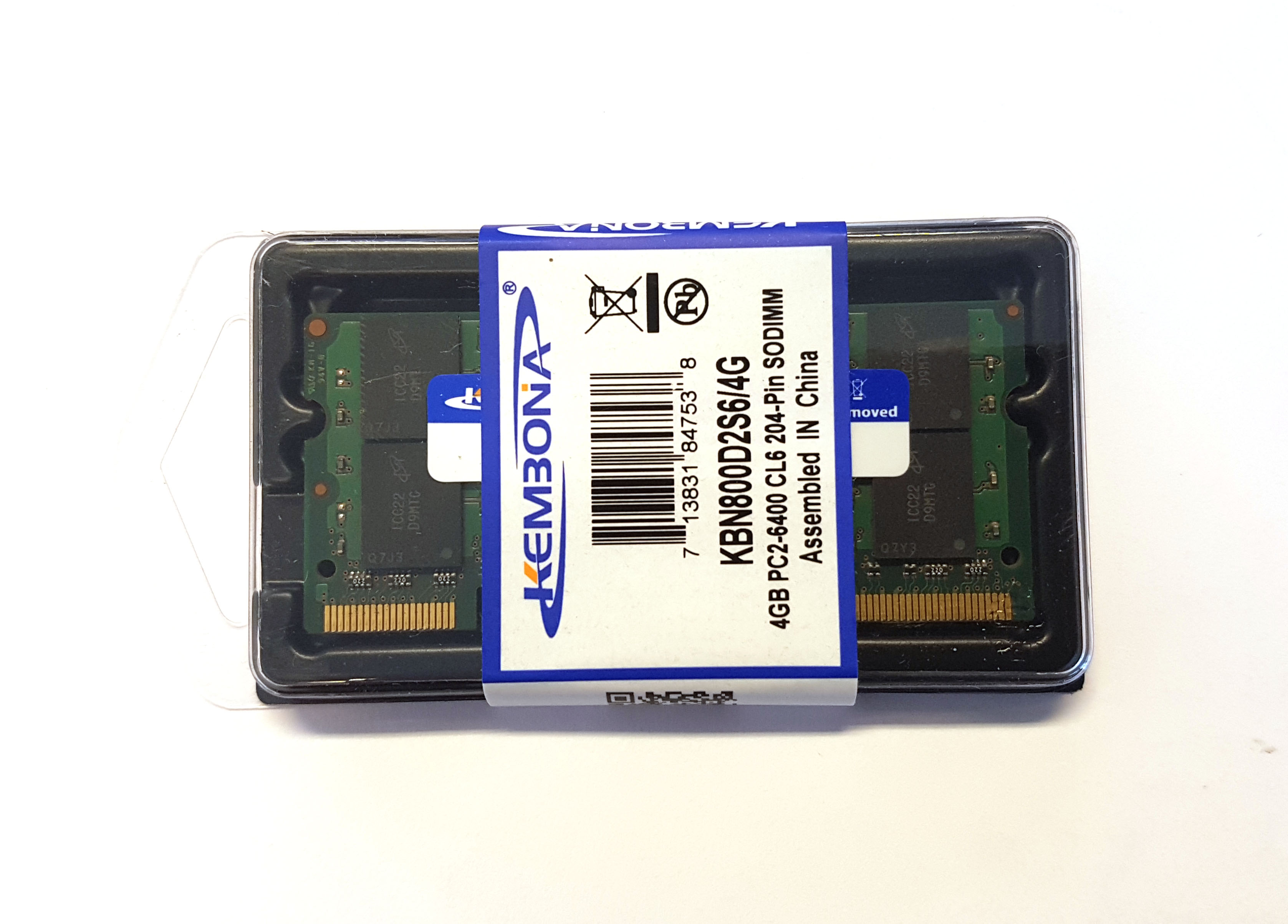 DDR2 4GB PC2-6400 CL6 204-Pin SODIMM (Laptop RAM)