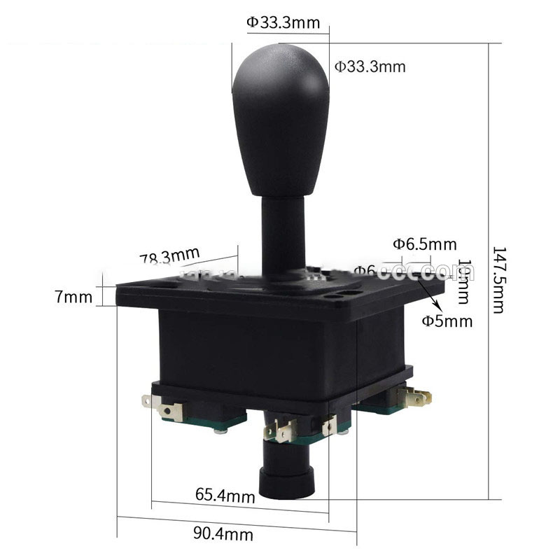 Arcade to USB PC Converter 1P-Set HAPP Style "Grün"