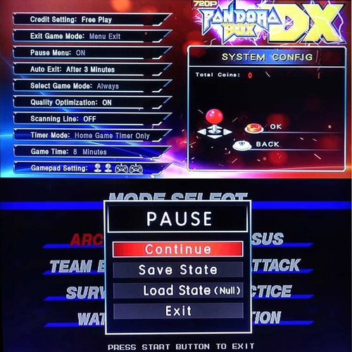 Pandora's Box DX Version A: Horizontal (3000 Spiele)