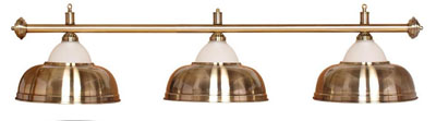 Billard Lampen - halbglockenfoermig, Kupfer