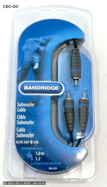 Subwoofer Cable, BAL4101