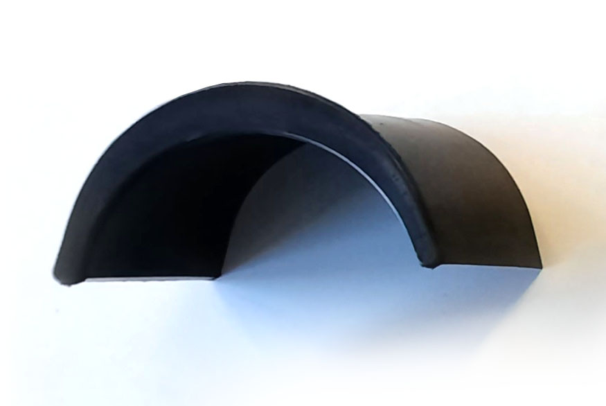 Lochtaschen offen, 4inch aus Gummi (6 Stk)