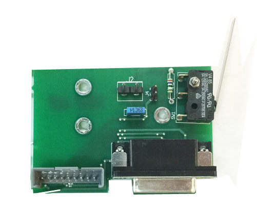 Platine Schlitten Stop